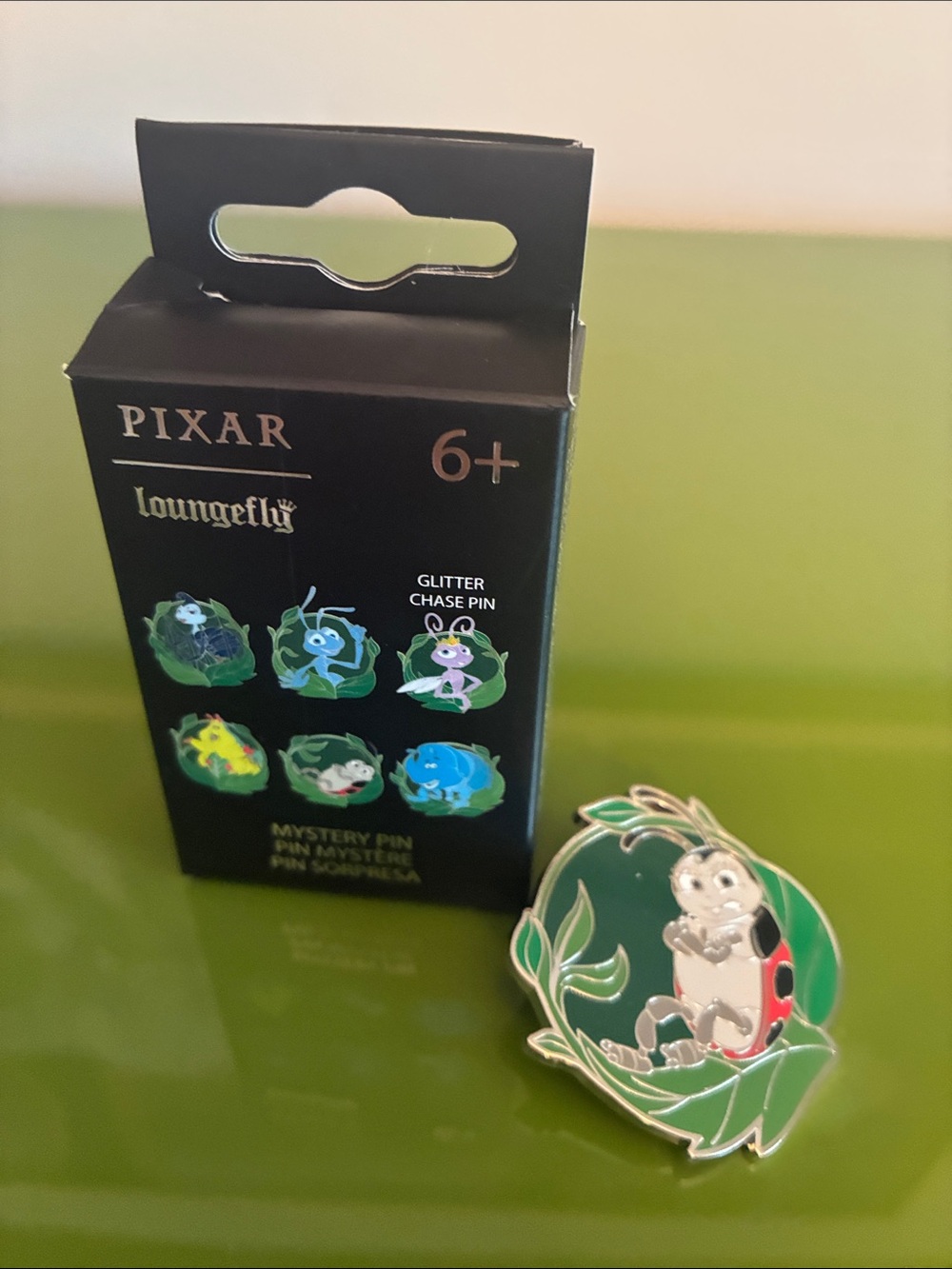 Loungefly Bugs Life lady bug pin